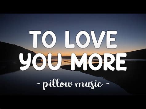 to love you more mp3